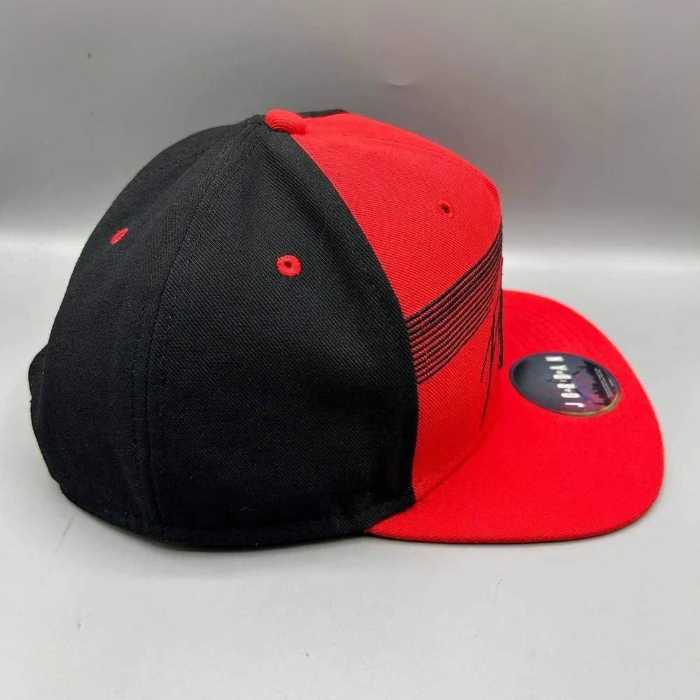Air Jordan Flight Hat Men Red Black Embroidered Jumpman Snap Back Cap